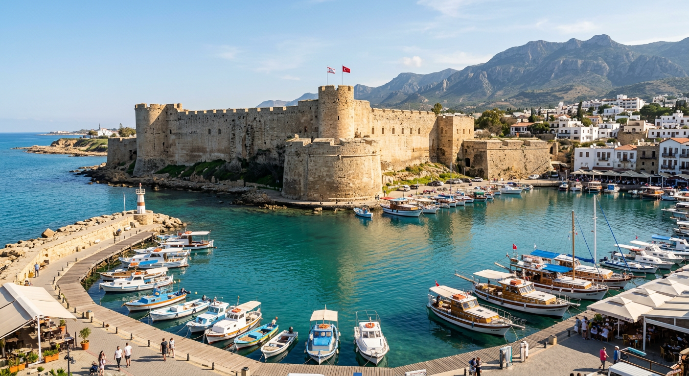 Girne Kalesi ve antik liman